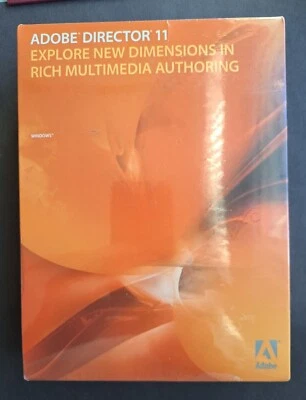 Adobe Director 11 NEW multimedia/game authoring suite, factory seal full version - Image 1 of 4