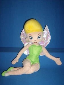 Disney Peter Pan's Tinkerbell Hada Hadas Trapo Muñeca Peluche 13" - Imagen 1 de 2