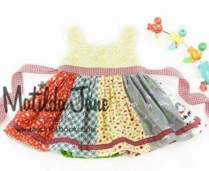 Girls Matilda Jane Platinum Spectacular 8 Paneled Shasta Dress size 6 VGUC Dogs - Picture 1 of 10