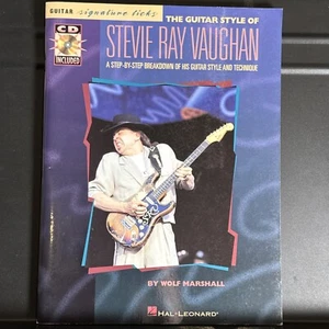 The Guitar Style Of Stevie Ray Vaughn 1997 Wolf Marshall Hal Leonard W/CD - Picture 1 of 1