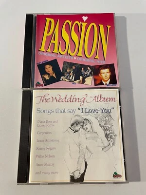 Dino Music Compilations CD Lot x2 Passion & The Wedding Album 1980 Australia  - Image 1 of 4