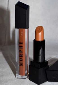 ~ Juego de kit de labios Morphe de 2 piezas en SWEET TEA... lápiz labial mate + brillo de labios - NUEVO ~ - Imagen 1 de 7