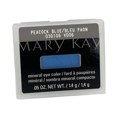 Mary Kay Mineral Eye Color Peacock Blue .05 oz / 1.4 g NEW 030106 - Image 1 of 2