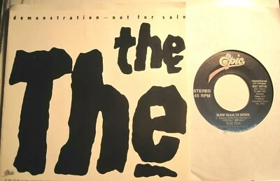 THE THE * 45 * Heartland / Slow Train To Dawn * 1986 * UNPLAYED * DJ PROMO w/ PS - Image 1 of 4