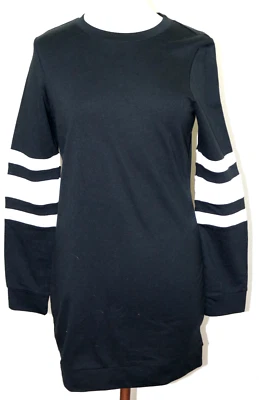Dress Black Francesca's LS Sweatshirt Material Women's Size Small - NWT's ($44) - Image 1 of 4