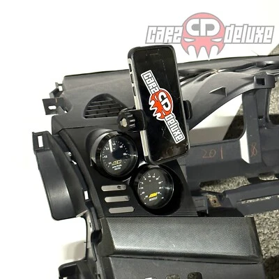 Custom phone mount dual gauge pod for EVO X 2008-2017 Lancer cover trim magsafe - Image 1 of 4