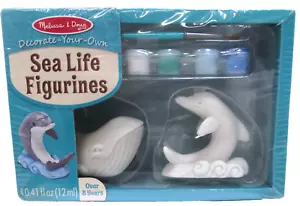 Melissa & Doug Decora Tu Propia Resina Sólida Vida Marina - Ballena y Delfín - Nuevo - Imagen 1 de 2