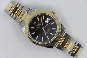 Rolex Datejust 41 126333 Black Index Dial Oyster Band Box & Papiere Jahr 2020 - Bild 1 von 11