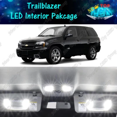 White LED Lights Interior Package for 2002 - 2009 Chevrolet Chevy Trailblazer - Image 1 of 4