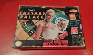 Super Nintendo Entertainment System Super Caesars Palace Game 1991 - NTSC format - Picture 1 of 3