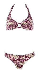 Lascana Damen Neckholder Triangel Bikini Cup A/B (32, Beere) K8961 - Bild 1 von 2