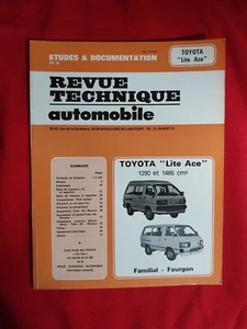 Revue technique Toyota LITE ACE 1300 1500 1.3 1.5 Familial Fourgon rta Lite-ace - Picture 1 of 12