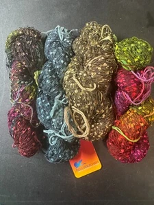 Blue Heron Yarns "Assorted" confetti yarn  4/pk hand painted yarn - Picture 1 of 1