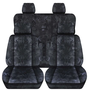 Juego completo de fundas de asiento de camuflaje para camioneta/camioneta para 03-06 GMC Sierra/Chevy Tahoe - Imagen 1 de 11