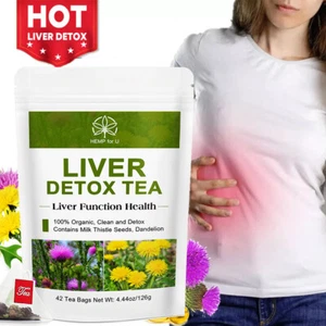 Liver Support, Cleanse, Detox & Repair Formula 42days w/ Dandelion Milk Thistle - Picture 1 of 8