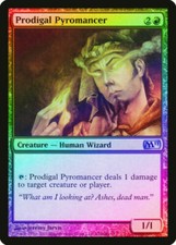 1x Prodigal Pyromancer FOIL  - MP - Magic 2011 - SPARROW MAGIC mtg