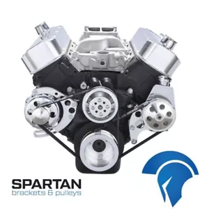 Big Block Chevy Serpentine Pulley Conversion Kit ALT PS BBC LWP 396 427 454 - Picture 1 of 2