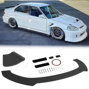 For 99-00 Honda Civic EK CS Style Car Front Bumper Lip Spoiler Splitter Body Kit - Foto 1 di 17