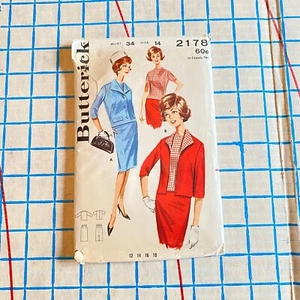 Womens 1960s Jackie O Suit Pattern Size 14 Butterick 2178 - Picture 1 of 3