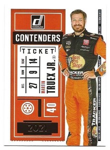 Martin Truex Jr. 2021 Donruss Contenders Retail #CON6
