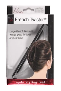 Mia French Twister, Updo Styling Tool, French Twist Bun Maker, Large Size - Picture 1 of 7