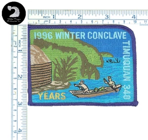 Boy Scouts Of America Timuquan Lodge 340 WCFC 1996 Winter Conclave Patch Error - Picture 1 of 1