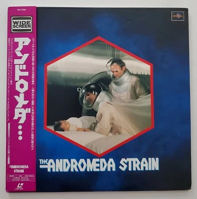 The Andromeda Strain Japanese Imported Laserdisc w/OBI Arthur Hill Japan Foto 1 de 3