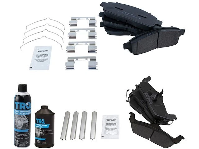 Комплект полуметаллических тормозных колодок TRQ подходит для Lincoln Mark LT 2006-2008 77BJTD - Изображение 1 из 1