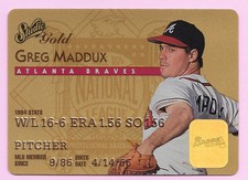 Greg Maddux 1995 Studio GOLD 6 of 50 N Mint Mint