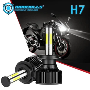 6500K H7 6sided LED Motor Headlight Bulb For Yamaha YZF-R6 2006 2008 2009 YZF-R1 - Picture 1 of 12