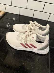adidas Women's Prime Blue Light Motion Off White Running Shoes Lace Up Size 7 - Picture 1 of 10