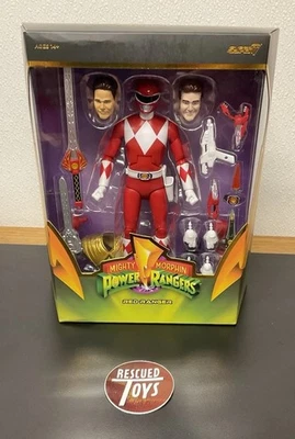 Figura Super 7 Mighty Morphin Power Rangers Ultimates 2023 sin usar, en caja sellada 6" Red Ranger Foto 1 de 3