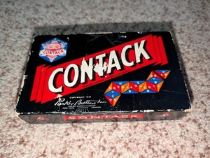Vintage Contack Triangle Domino Tile Game Parker Brothers Complete Triominos - Picture 1 of 7