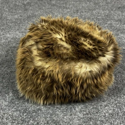 Sombrero de piel vintage para mujer teñido genuino cordero toscano oveja Italia invierno cálido Foto 1 de 4