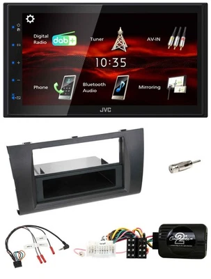 JVC USB Bluetooth Lenkrad DAB 2DIN Autoradio für Suzuki Swift 2005-2010 - Bild 1 von 4