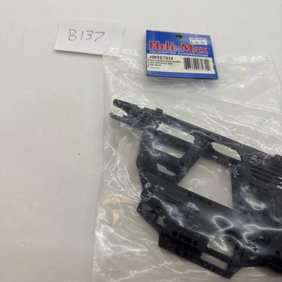 Heli-Max AXE 400 Helicopter Replacement Mainframes Part HMXE7934 - Image 1 of 1