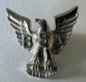 Prendedor de solapa sombrero de plata esterlina vintage BSA Boy Scouts of America. I - Imagen 1 de 5