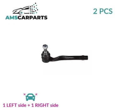 TRACK ROD END RACK END PAIR FRONT ME-ES-9091 MOOG 2PCS NEW OE REPLACEMENT - Image 1 of 4