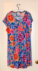 NWT Johnny Was Wm's Multicolor Floral Brigette Cap Sleeve Dress - Daniela XXL - Picture 1 of 10