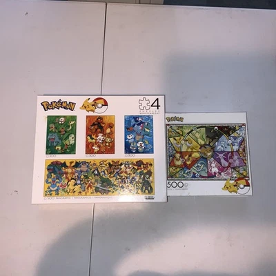 Rompecabezas Pokémon Eevee's vitral 500 piezas Eeveelutions juegos de búfalo Foto 1 de 4