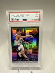 1998-99 Flair Showcase - Row 2 #55 Jason Williams RC PSA 9 - Picture 1 of 11
