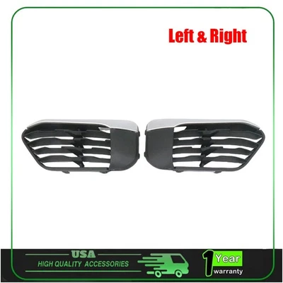 Rejilla de parachoques cromada delantera izquierda+derecha para BMW X1 sDrive28i, xDrive28i 16-19 Foto 1 de 4