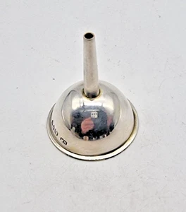 VERY NICE GOOD QUALITY ANTIQUE STERLING SILVER HIP FLASK FUNNEL LONDON 1894 - Picture 1 of 5