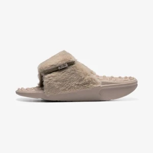 BALLOP Diät Kalorierender Fell Slipper Beige Asymmetrie Akupressur Design Fußmassage - Bild 1 von 18