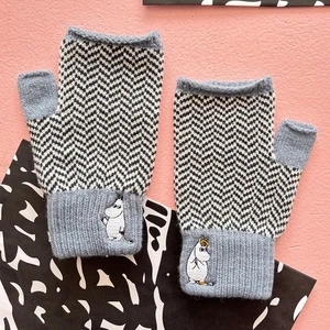 Official Moomin Herringbone Gloves from House Of Disaster - Picture 1 of 3