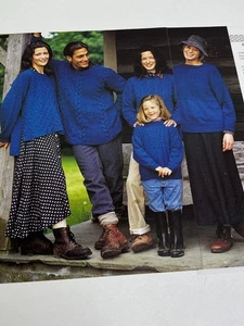 Heartwood Farm Sweaters Knitting Pattern Worsted Sizes S-L Pages from Book - Picture 1 of 3