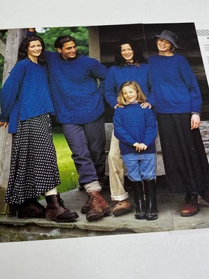 Heartwood Farm Sweaters Knitting Pattern Worsted Sizes S-L Pages from Book - Image 1 of 3