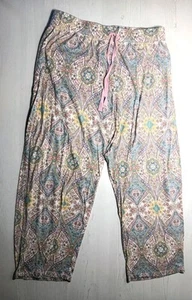 ✨ Cynthia Rowley 2x Floral print loungewear pants✨ Bohemian - Picture 1 of 18