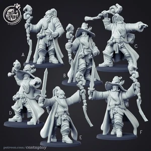 wizard miniatures - CastnPlay - DnD Miniaturen - Rollenspiel - Tabletop M - Bild 1 von 2