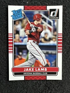 JAKE LAMB #44 2015 Donruss Baseball Rookie Card QTY Arizona Diamondbacks - Picture 1 of 2